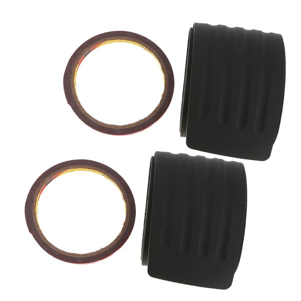 2x universal rear bumper protector guard black rubber scratch-resistant trunk door entry guards accessory trim cover for suv/cars
2x universal rear bumper protector guard black rubber scratch-resistant trunk door entry guards accessory trim cover for suv/cars