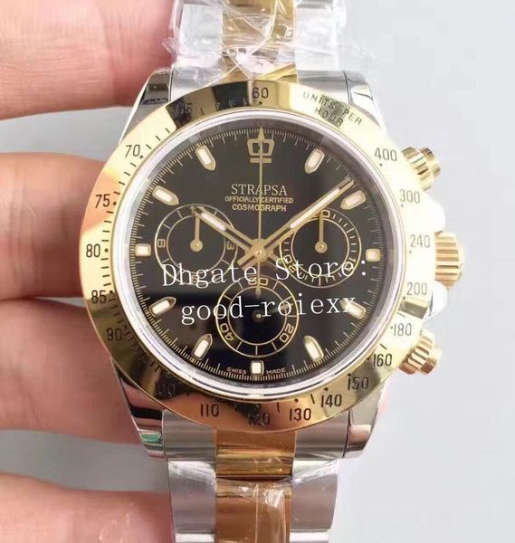 customized mens automatic eta 7750 movement chronograph 116523 watch men valjoux gold steel sport cosmograph crystal chronometer watches, Slivery;brown
customized mens automatic eta 7750 movement chronograph 116523 watch men valjoux gold steel sport cosmograph crystal chronometer watches, Slivery;brown
