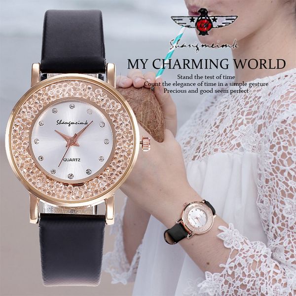2018 2018 women leather diamond watch female crystal stainless steel wrist watch women watches bracelet ladies relojes, Slivery;brown
2018 2018 women leather diamond watch female crystal stainless steel wrist watch women watches bracelet ladies relojes, Slivery;brown