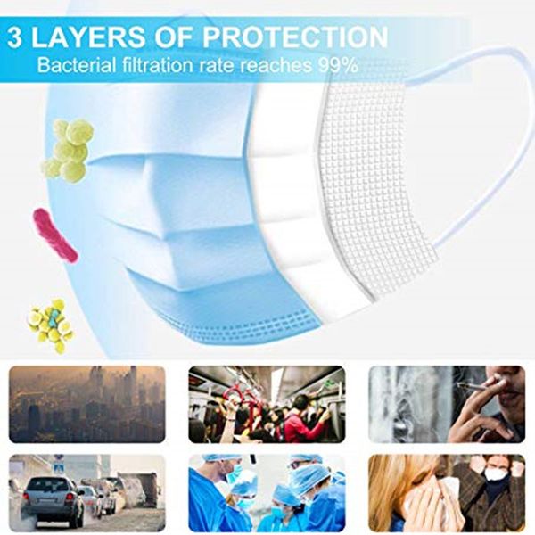 100pcs blue disposable mask dustproof level nonwoven face mouth anti influenza breathing safety masks
100pcs blue disposable mask dustproof level nonwoven face mouth anti influenza breathing safety masks