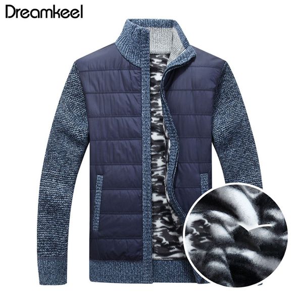 2019 new men's thick sweater coat male autumn winter down sweatercoat black blue gray zipper sweater jacket outerwear y, White;black
2019 new men's thick sweater coat male autumn winter down sweatercoat black blue gray zipper sweater jacket outerwear y, White;black