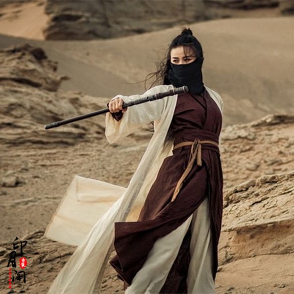 film clothing tang style martial arts costume studio desert swords women hanfu woman portrait costumes stage outfit cotton linen, Black;red
film clothing tang style martial arts costume studio desert swords women hanfu woman portrait costumes stage outfit cotton linen, Black;red
