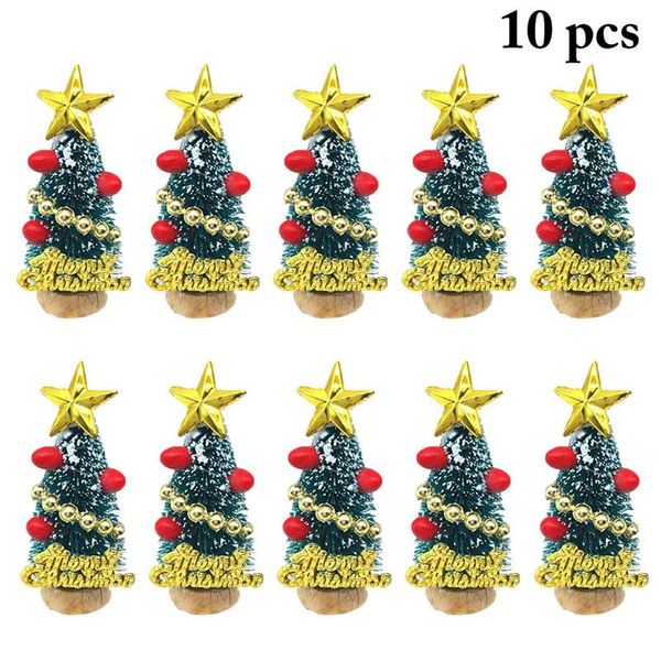 10pcs mini christmas tree artificial star deskornament christmas decoration micro landscape decor accessories for 
10pcs mini christmas tree artificial star deskornament christmas decoration micro landscape decor accessories for