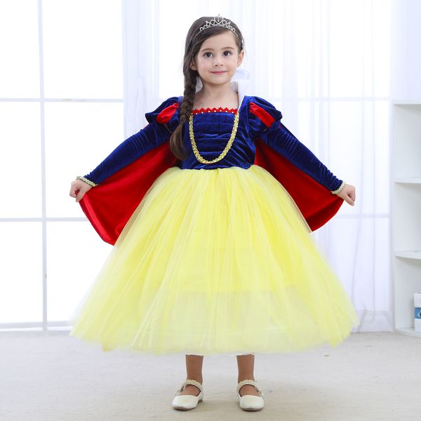 1pcs 2019 girls snow white princess dress with oversleeve+capes kids cosplay costumes dresses ruffle pleated vintage formal occasion dress, Red;yellow
1pcs 2019 girls snow white princess dress with oversleeve+capes kids cosplay costumes dresses ruffle pleated vintage formal occasion dress, Red;yellow