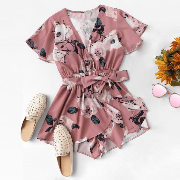 women's v-neck bow tie ladies summer shorts floral print wrap romper bodysuit body combinaison femme rompers womens jumpsuit, Black;white
women's v-neck bow tie ladies summer shorts floral print wrap romper bodysuit body combinaison femme rompers womens jumpsuit, Black;white