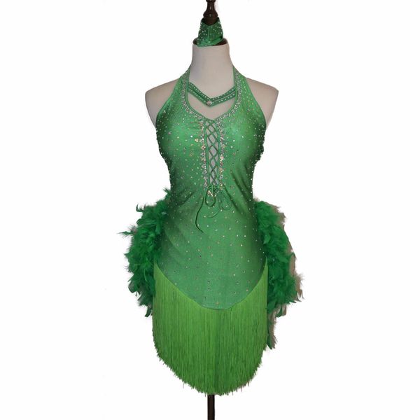professional latin dance costume tassels feather latin dance competition dress child lady dresses customed, Black;red
professional latin dance costume tassels feather latin dance competition dress child lady dresses customed, Black;red