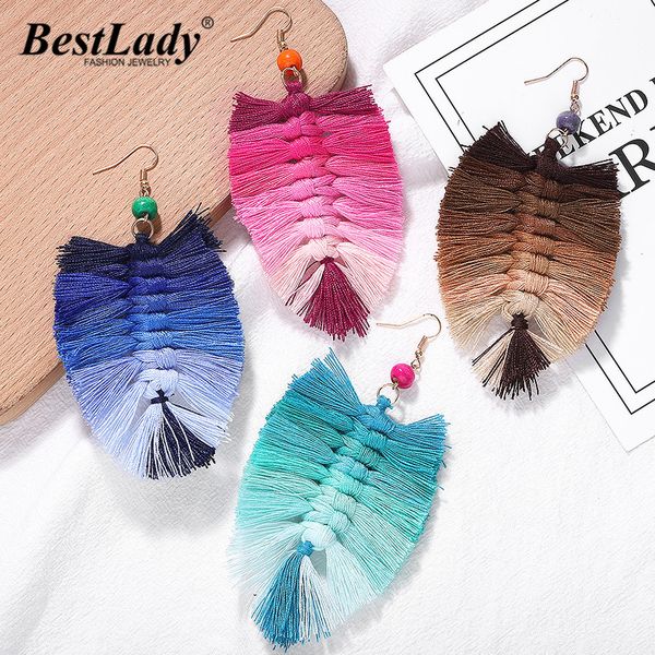lady woven tassel dangle earrings for women wedding bohemian newly fringed earrings girl gift statement earring accessories, Silver
lady woven tassel dangle earrings for women wedding bohemian newly fringed earrings girl gift statement earring accessories, Silver