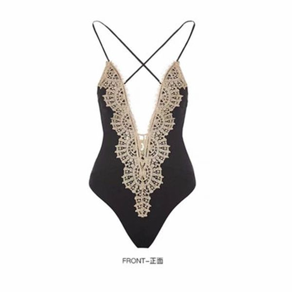recommended lace v-neck bikini black connected slim spring swimming suit female bikini
recommended lace v-neck bikini black connected slim spring swimming suit female bikini