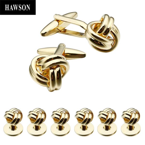 hawson gold tone knot cufflinks and tuxedo studs for men wedding shirt, mens cuff buttons for french cuffs, mens accessories, Silver;golden
hawson gold tone knot cufflinks and tuxedo studs for men wedding shirt, mens cuff buttons for french cuffs, mens accessories, Silver;golden