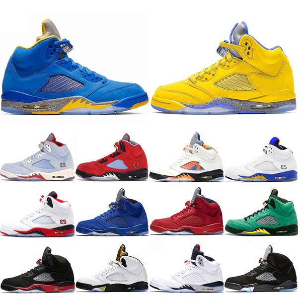 new 5 men basketball shoes 5s ice blue international flight inspire ducks laney yellow mens designer trainer sport sneaker size 41-47, White;red
new 5 men basketball shoes 5s ice blue international flight inspire ducks laney yellow mens designer trainer sport sneaker size 41-47, White;red