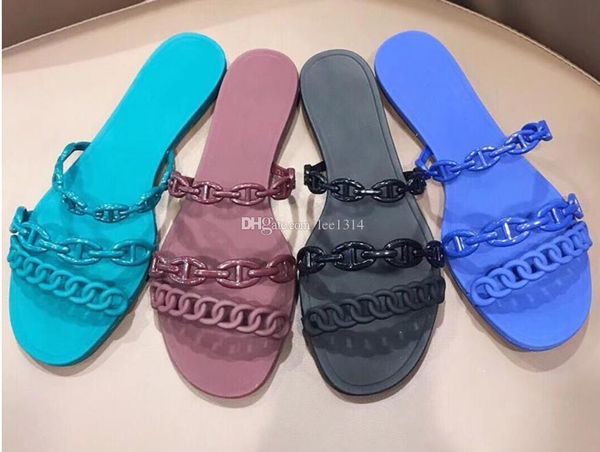 new woman pig nose chain shoes chain slippers sandals pvc jelly slides chaine d'ancre beach flip flops 3 and 5 strip chain, Black
new woman pig nose chain shoes chain slippers sandals pvc jelly slides chaine d'ancre beach flip flops 3 and 5 strip chain, Black