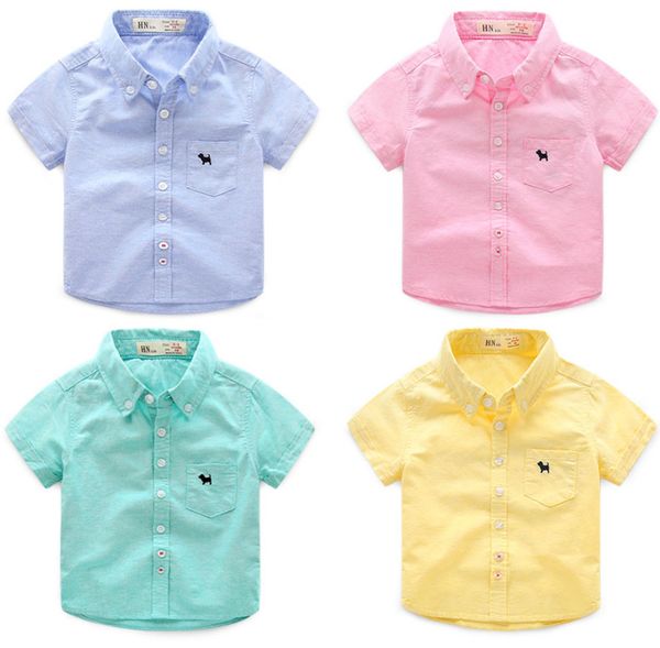 2020 summer children's clothes baby boys shirts solid short sleeve cotton kids shirts for boys girls child causal shirt gift, White;black
2020 summer children's clothes baby boys shirts solid short sleeve cotton kids shirts for boys girls child causal shirt gift, White;black