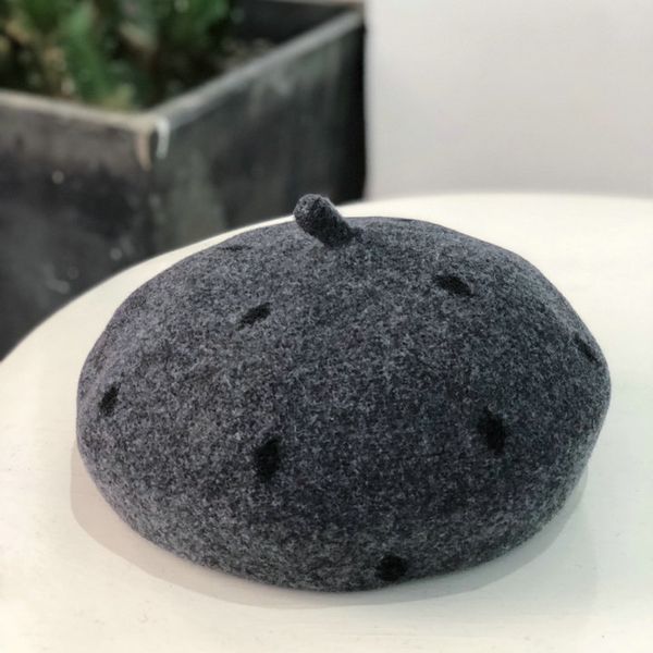 female korean thickened small fresh pumpkin cap 2018 new autumn and winter wool warm berets solid fashion bud painter hat, Blue;gray
female korean thickened small fresh pumpkin cap 2018 new autumn and winter wool warm berets solid fashion bud painter hat, Blue;gray