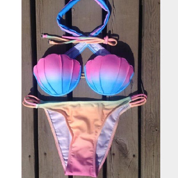 women bikini set bandege push up padded swimwear swimsuit bathing beachwear shell bikini brazilian monokini hot
women bikini set bandege push up padded swimwear swimsuit bathing beachwear shell bikini brazilian monokini hot