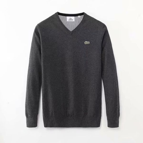Brand men lei ure weater luxuriou brand crocodile embroidery weater lac0 te long leeve v neck pullover weater olid color coat 
Brand men lei ure weater luxuriou brand crocodile embroidery weater lac0 te long leeve v neck pullover weater olid color coat