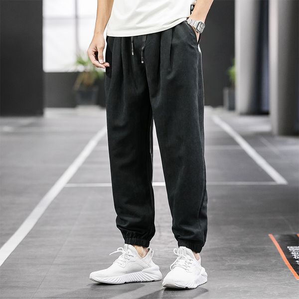 men's pants youthful vitality 2021 trousers casual loose harem sports pantsen's in spring and summer, Black
men's pants youthful vitality 2021 trousers casual loose harem sports pantsen's in spring and summer, Black
