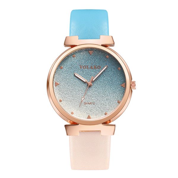 stylish women's watches casual graduate color leather strap alloy ladies wristwatches popular analog quartz watch, Slivery;brown
stylish women's watches casual graduate color leather strap alloy ladies wristwatches popular analog quartz watch, Slivery;brown