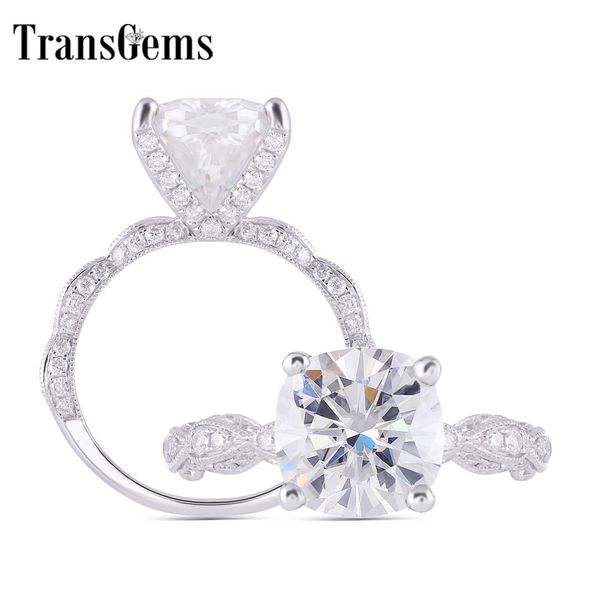 transgems vintage 14k white gold center 5ct 10mm cushion cut f color moissanite ring with eternity band moissanite for women anniversary, Golden;silver
transgems vintage 14k white gold center 5ct 10mm cushion cut f color moissanite ring with eternity band moissanite for women anniversary, Golden;silver