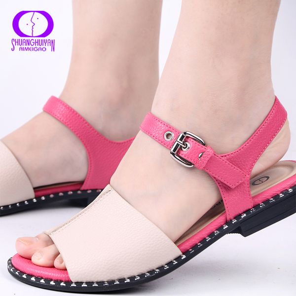 aimeigao new arrivals soft leather casual sandals women in flat sandals comfortable flats heels women ladies sandals shoes, Black
aimeigao new arrivals soft leather casual sandals women in flat sandals comfortable flats heels women ladies sandals shoes, Black