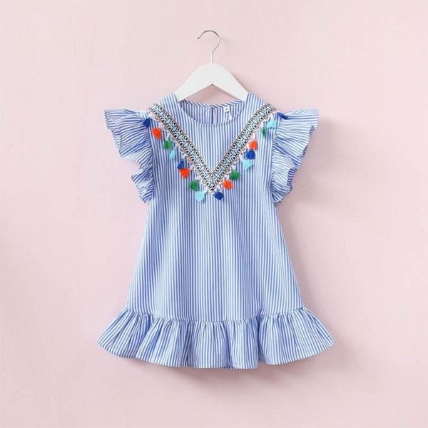 newborn baby girl family matching clothes mom and daughter dress nine quarter stripe tassel mini mother and daughter outfits xvxv, Blue
newborn baby girl family matching clothes mom and daughter dress nine quarter stripe tassel mini mother and daughter outfits xvxv, Blue