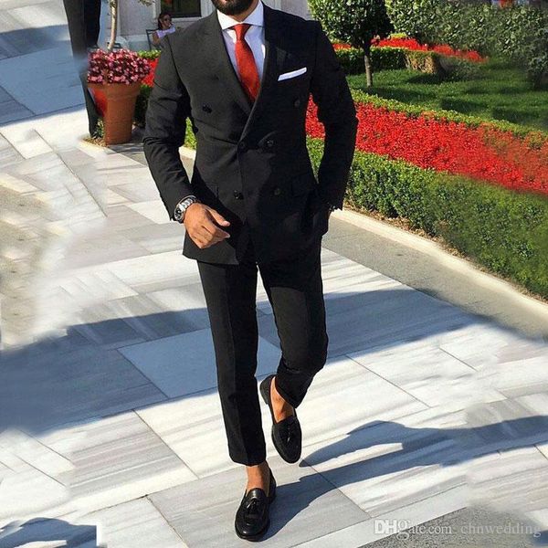 black mens suits casual slim fit wedding tuxedos groom wear double breasted bridegroom suits 2pieces costume homme blazer, White;black
black mens suits casual slim fit wedding tuxedos groom wear double breasted bridegroom suits 2pieces costume homme blazer, White;black