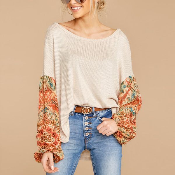 fashion sweater women autumn casual long sleeve patchwork print soft jumper slim pull femme sueter mujer invierno 2019, White;black
fashion sweater women autumn casual long sleeve patchwork print soft jumper slim pull femme sueter mujer invierno 2019, White;black