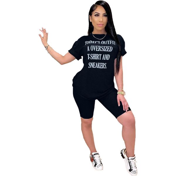 new women's summer sports suit monogrammed t-shirt + shorts set 2 - piece club party casual 2 - piece suit, White
new women's summer sports suit monogrammed t-shirt + shorts set 2 - piece club party casual 2 - piece suit, White