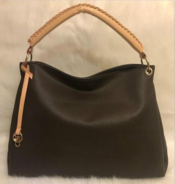 Art y real leather oxidizing cowhide houlder tote art ybag mm m40249 or gm m40259 pur e gm 40249
