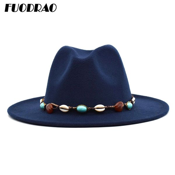 fuodrao fashion ladies spring and autumn hat wool blend hat wide-brimmed gentleman travel jazz male dome f13, Blue;gray
fuodrao fashion ladies spring and autumn hat wool blend hat wide-brimmed gentleman travel jazz male dome f13, Blue;gray