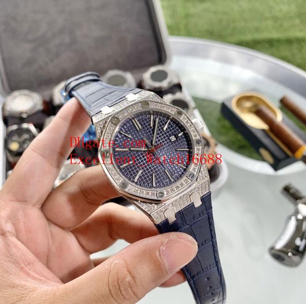 4 colour sell the new mens watches 41 mm 15400 15400or date diamond bezel asia movement automatic leather strap mens watch watc, Slivery;brown
4 colour sell the new mens watches 41 mm 15400 15400or date diamond bezel asia movement automatic leather strap mens watch watc, Slivery;brown