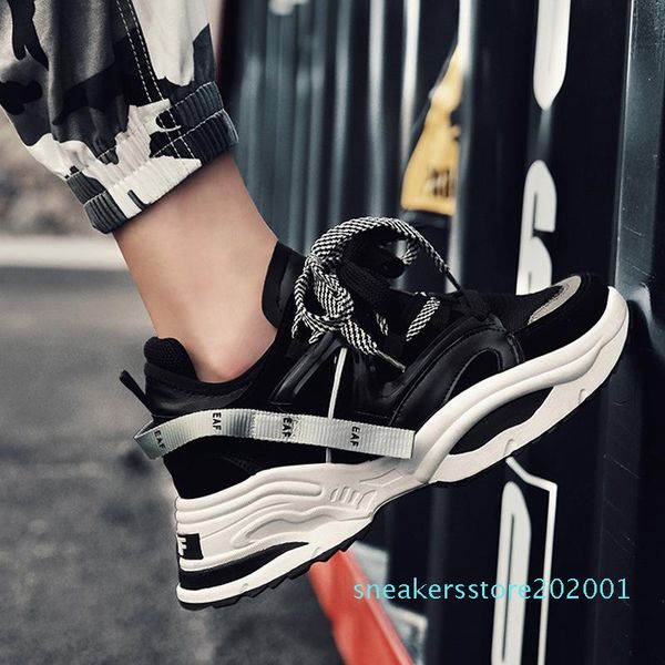 designer sneakers men street hip hop flats comfortatble split leather fashion casual shoes high platform non-slip bible shoes s01, Black
designer sneakers men street hip hop flats comfortatble split leather fashion casual shoes high platform non-slip bible shoes s01, Black
