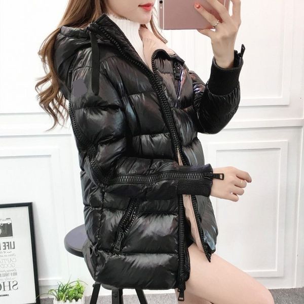 black zipper sleeve short winter down jacket female fashion loose hooded thick warm duck down coat women brand streetwear coat
black zipper sleeve short winter down jacket female fashion loose hooded thick warm duck down coat women brand streetwear coat