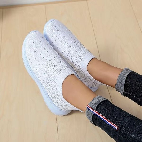 explosion women's flat casual shoes deep mouth net yarn women single shoes fashion rhinestone wild breathable women sneakers, Black
explosion women's flat casual shoes deep mouth net yarn women single shoes fashion rhinestone wild breathable women sneakers, Black