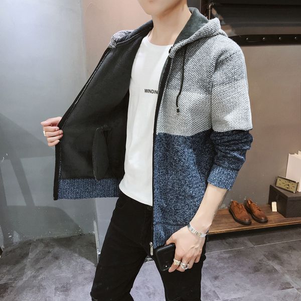 zogaa new man sweater coats korea style male casual thick knitwear sweater jacket streetwear cotton zipper autumn winter outwear, White;black
zogaa new man sweater coats korea style male casual thick knitwear sweater jacket streetwear cotton zipper autumn winter outwear, White;black