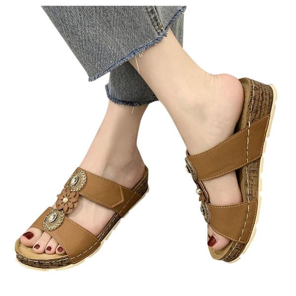 summer fashion ladies flip flop vintage wedge slippers flowers bohemian style fashion casual shoes women's slippers #yl10, Black
summer fashion ladies flip flop vintage wedge slippers flowers bohemian style fashion casual shoes women's slippers #yl10, Black