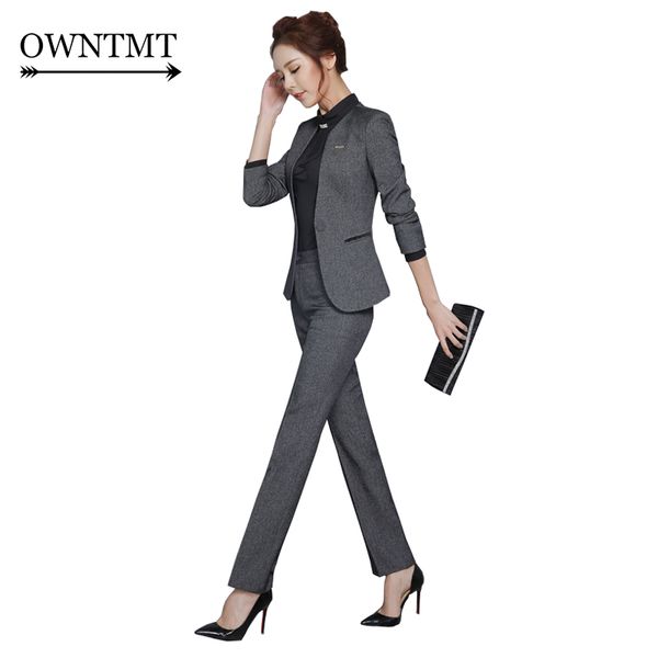 women's suits & blazers spring slim work wear women trouser jacket fashion formal blazer with pant set plus size elegant office busines, White;black
women's suits & blazers spring slim work wear women trouser jacket fashion formal blazer with pant set plus size elegant office busines, White;black