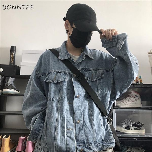 мужчины куртки джинсовой классический с длинным рукавом с карманами streetwear мужской отложной воротник однобортный ulzzang корейского стил, Black;brown
мужчины куртки джинсовой классический с длинным рукавом с карманами streetwear мужской отложной воротник однобортный ulzzang корейского стил, Black;brown
