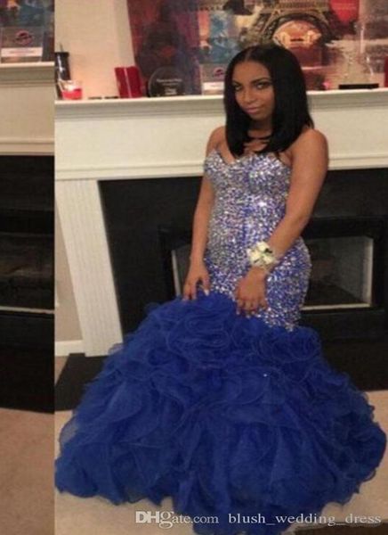 modern luxury prom dresses sweetheart beaded crystals royal blue ruffles organza long backless formal party gowns evening dresses dh214, Black
modern luxury prom dresses sweetheart beaded crystals royal blue ruffles organza long backless formal party gowns evening dresses dh214, Black