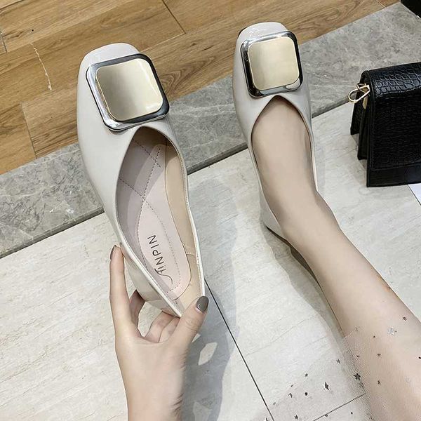 metal button square toe flats women patent leather loafers summer elegant outdoor shallow single shoes women driving shoes, Black
metal button square toe flats women patent leather loafers summer elegant outdoor shallow single shoes women driving shoes, Black