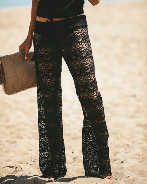 womens solid white lace cave flower wide leg trousers ladies plain flared legging pant plus size, Black;white
womens solid white lace cave flower wide leg trousers ladies plain flared legging pant plus size, Black;white