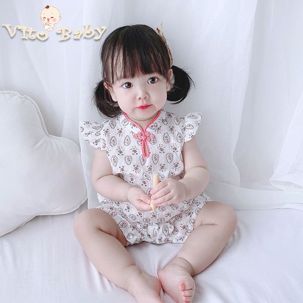 vito baby summer baby girls clothes cheongssam romper flysleeve jumpsuit for newborn infant girls cotton children clothes, Blue
vito baby summer baby girls clothes cheongssam romper flysleeve jumpsuit for newborn infant girls cotton children clothes, Blue
