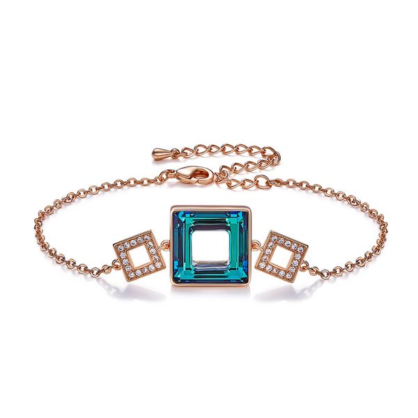 warme farben crystal from bracelets for women european rose gold link chain personality square crystal bracelets gift, Golden;silver
warme farben crystal from bracelets for women european rose gold link chain personality square crystal bracelets gift, Golden;silver