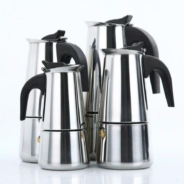 coffee makers italian moka espresso cafeteira expresso percolator stovecoffee maker pot 100/200/200/450 ml
coffee makers italian moka espresso cafeteira expresso percolator stovecoffee maker pot 100/200/200/450 ml