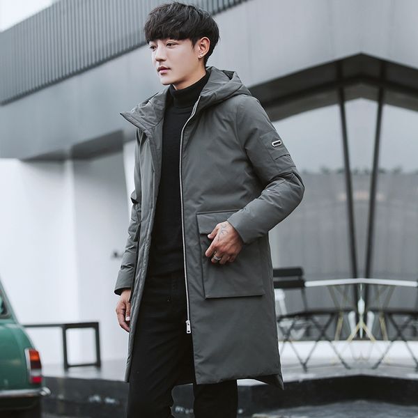 new thick down jacket men 90% white duck winter outwear coat hooded down parka thicken coats jackets ag962, Black
new thick down jacket men 90% white duck winter outwear coat hooded down parka thicken coats jackets ag962, Black