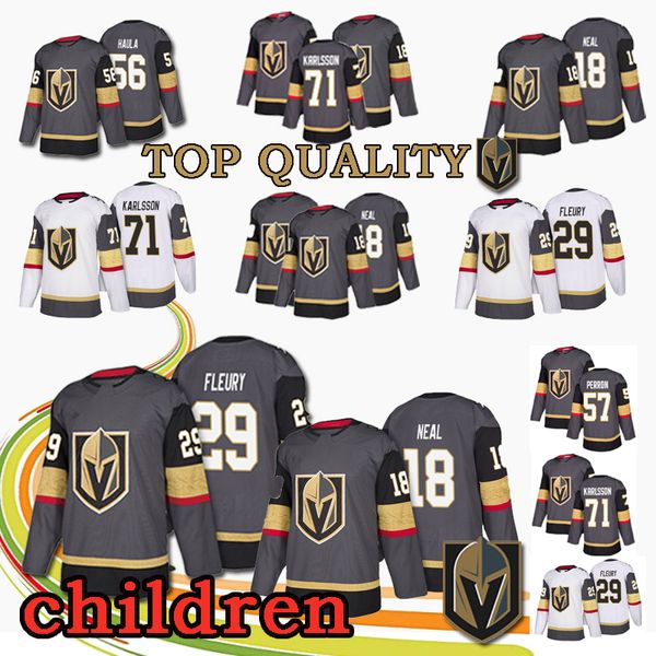 YOUTH Vegas Golden Knights Hockey Jerseys 71 William Karlsson 29 Marc-Andre Fleury 18 James Neal 56 Erik Haula Hockey Jersey Top quality
YOUTH Vegas Golden Knights Hockey Jerseys 71 William Karlsson 29 Marc-Andre Fleury 18 James Neal 56 Erik Haula Hockey Jersey Top quality