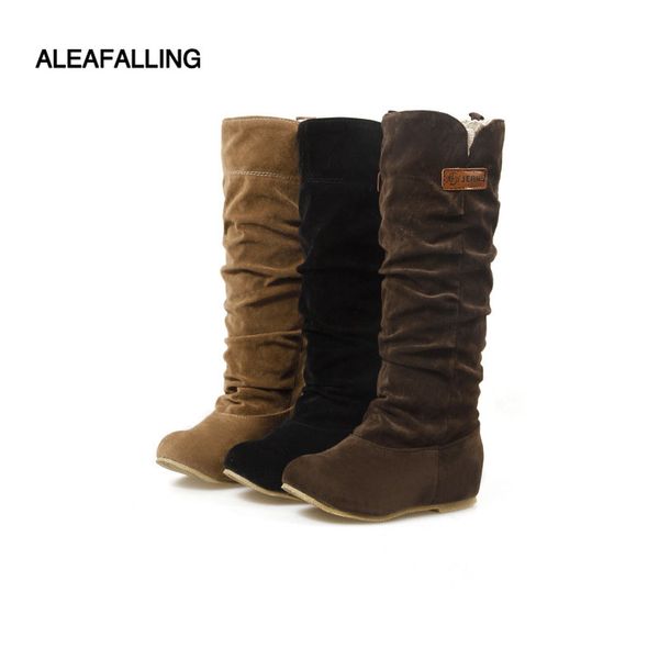aleafalling classcial mi-calf women snow boots women high tube warm boots thin or thicken plus size 34-46 wbt43, Black
aleafalling classcial mi-calf women snow boots women high tube warm boots thin or thicken plus size 34-46 wbt43, Black