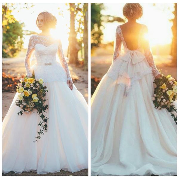 scoop long sleeves a-line wedding dresses backless countryside bridal gowns 2019 modest long vestidos de mariee custom ladies wedding wear, White
scoop long sleeves a-line wedding dresses backless countryside bridal gowns 2019 modest long vestidos de mariee custom ladies wedding wear, White