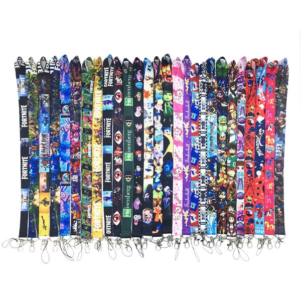 100pcs new anime movie game combination lanyard phone id lanyard key chains wallet chain gift collection cute keychain, Silver
100pcs new anime movie game combination lanyard phone id lanyard key chains wallet chain gift collection cute keychain, Silver