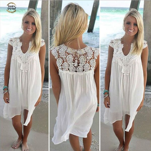 2019 women's new summer dress pure color lace stitching loose dress short sleeved chiffon lace beach dress women ld162 designer clothes, Black;gray
2019 women's new summer dress pure color lace stitching loose dress short sleeved chiffon lace beach dress women ld162 designer clothes, Black;gray