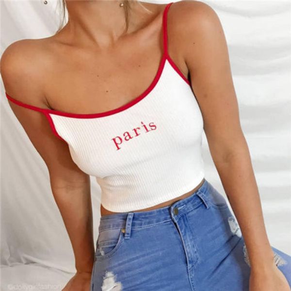 fashion summer womens girl cotton letter knitted tanks tube vest party sleeveless crop sunsuit tees camis clothes, White
fashion summer womens girl cotton letter knitted tanks tube vest party sleeveless crop sunsuit tees camis clothes, White